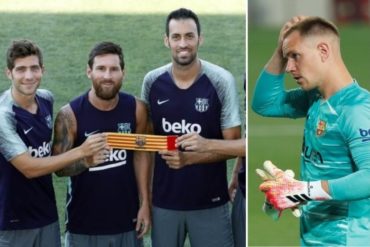 ¡SE PRENDIÓ OTRA POLÉMICA! Messi es reelecto como capitán del Barcelona junto a Busquets, Piqué y Sergi Roberto pero en redes claman por Ter Stegen (+Reacciones)