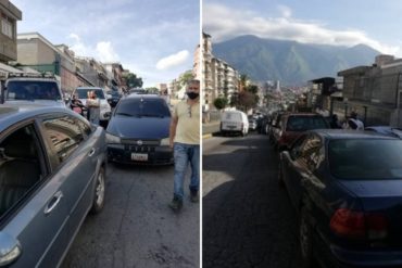 ¡UNA CALAMIDAD! Las interminables colas para surtir gasolina que se observaron en las estaciones de servicio de Caracas este #12Sep (+Fotos) (+Video)