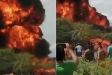 ¡UNA TRAGEDIA! Explosión de 2 camiones con combustible deja 5 personas heridas en Maicao: Presumen que la gasolina la llevarían a Venezuela (+Videos sensibles)