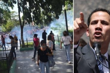 ¡LO DIJO! “Seguid el ejemplo que Yaracuy dio”: el mensaje de Guaidó tras ola de protestas en Chivacoa por el colapso de servicios básicos (+Video de la represión)