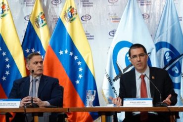 ¡QUÉ OPORTUNO! Arreaza dijo que informe de la ONU sobre Venezuela busca «torpedear» el “diálogo” entre el régimen y sectores de oposición