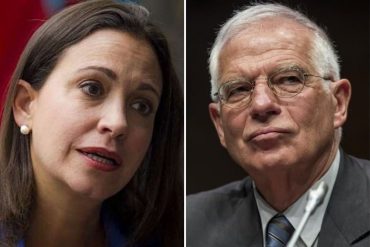 ¡ASÍ LO DIJO! “Sr. Borrell, con nosotros no se reunieron, y usted lo sabe”: El mensaje que tuiteó María Corina Machado