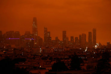 ¡IMPRESIONANTE! El cielo se pintó de naranja este #9Sep en California y desató el terror en ciudadanos de EEUU: “Es el fin” (+Fotos y videos impresionantes)