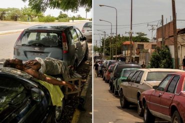 ¡SE LO CONTAMOS! En imágenes: La eterna espera de los venezolanos para surtir gasolina en el Zulia: “Estamos esperando que Dios se apiade de nosotros”