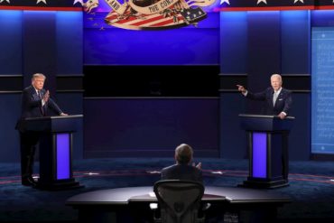 ¡AQUÍ LOS TIENE! Ataques, incertidumbre e interrupciones: Los datos clave del “caótico” debate entre Trump y Biden