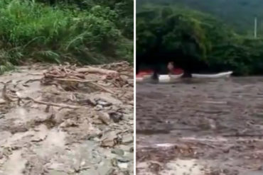 ¡SEPA! Comunidades de Cata, Cuyagua y Ocumare de La Costa quedan incomunicadas tras crecida del río El Limón (+Videos)