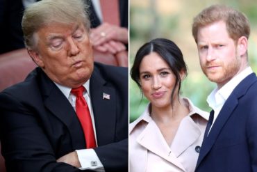 Trump arremetió contra Harry y Meghan por ser “groseros e irrespetuosos” con la monarquía británica y con la Reina Isabel