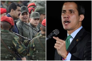 ¡PUNZANTE! «Sostienen a un criminal que los usa para asesinar y torturar»: el firme mensaje que Guaidó le envió a la FANB tras informe de la ONU (+Video)