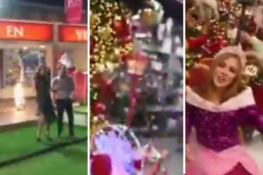 ¡AH, OK! La extravagante tienda de Navidad que abrió en el hotel Tamanaco y generó polémica en redes: “La nueva burbuja roja” (+Video +Reacciones)