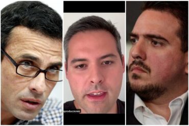 ¡ASÍ LO DIJO! Yon Goicoechea critica a Capriles y Stalin por negociar con el régimen “a espaldas de Guaidó”: “No sé qué negociaron ni por qué lo hicieron a oscuras”