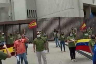 ¡UNA CUCHARADA DE SU PROPIA MEDICINA! Militantes de UPV protestaron en los alrededores del TSJ para exigir respuesta a medida cautelar (+Video)