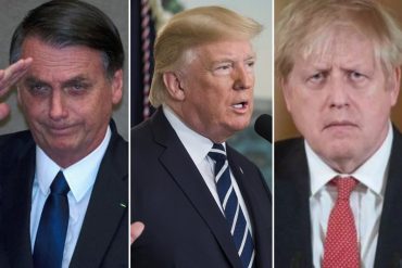 ¡LE CONTAMOS! Trump, Johnson y Bolsonaro: Los líderes más escépticos a la pandemia contagiados de covid-19 (+Lista)