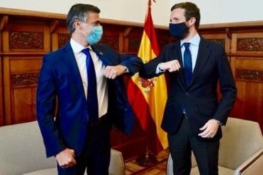 ¡ASÍ LO DIJO! Pablo Casado califica a Leopoldo López como “el Mandela de Venezuela”