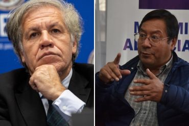 ¡SIN TITUBEOS! Presidente electo de Bolivia pide la renuncia de Almagro: «Se inmiscuyó, violó normativas bolivianas» (+Otras severas acusaciones)