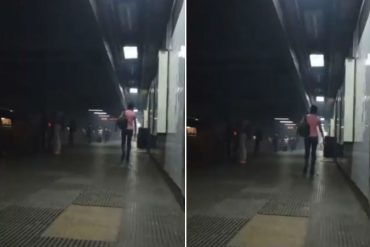 ¡GRAVE! Usuario del Metro de Caracas denunció fuerte humo en la estación Capitolio y reclamó que el personal “no hace nada” (+Video)