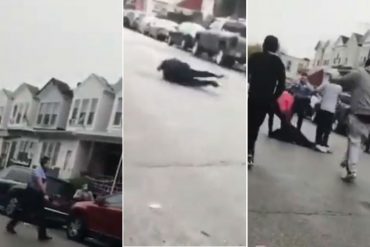 ¡GRAVE! Disturbios en Filadelfia por el brutal asesinato de un joven afroamericano a manos de la policía (+Video fuerte)