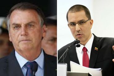 ¡AH, OK! La nueva pataleta de Arreaza: Acusó a Bolsonaro de apoyar la ”usurpación consular” en Brasil