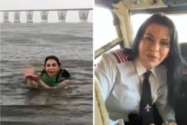 ¡CONTUNDENTE! “El lago no es tan tóxico como el venezolano”: así respondió la mujer que se volvió viral por nadar en el lago de Maracaibo (+Video)