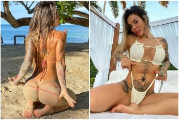 ¡PURA DINAMITA! Las candelosas fotos de Angélica Hernández, la influencer acusada de “formar parte” de una red de tráfico de drogas en Colombia