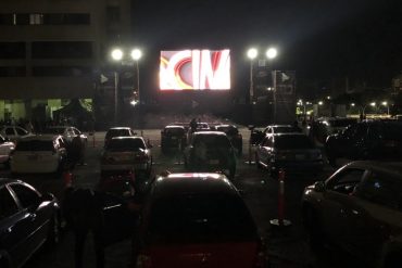 ¡VÉALO! Inaugurado este #20Oct el Autocine Caracas en el estacionamiento del CCCT: abrirán al público a partir del jueves #22Oct (+Fotos y videos)