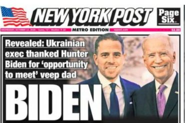 ¡AJÁ! Twitter reculó y ya permite compartir el artículo del New York Post que denuncia supuestos actos de corrupción de Biden y su hijo