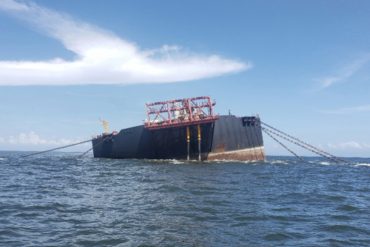 ¡SEPA! El Nabarima terminó de descargar el crudo almacenado cuatro meses después de iniciar el proceso