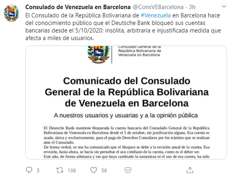 consulado venezuela barcelona