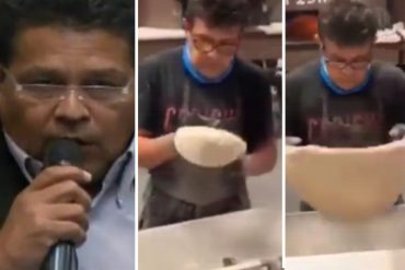 ¡QUÉ FUERTE! Se hace viral video del diputado Juan Manaure trabajando como pizzero en el exterior