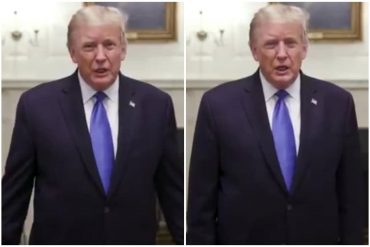 ¡DEBE VERLO! El mensaje de Trump antes de trasladarse al hospital militar: “Estoy bien, pero nos aseguraremos de que todo funcione” (+Video)