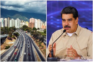 Régimen de Nicolás Maduro cerró varios tramos de la Francisco Fajardo por movilización chavista por los “20 años de la declaración antiimperialista” de Chávez