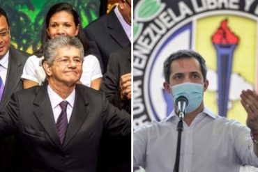 ¡SEPA! “La fractura entre López y Guaidó no es un rumor”: En redes genera especulaciones la foto de Guaidó con el logo de Acción Democrática de fondo