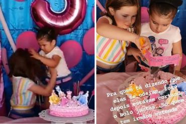 ¡AQUÍ ESTÁ! «Para quienes dicen que se odian, después partieron la torta juntas»: El «final feliz» entre las hermanitas brasileñas que protagonizaron el video viral del año