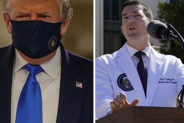 ¡ÚLTIMA HORA! Médico de cabecera de Trump afirma que el mandatario está mejorando: «Ha estado libre de fiebre durante 24 horas» (+Video)