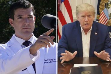 ¡SEPA! Médico revela que Trump recibió otra dosis de Remdesivir: «Aún no está fuera de peligro, pero el equipo es cautelosamente optimista»