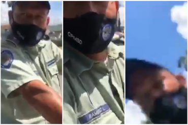 ¡VÉALO! Funcionario de la Policía de San Diego golpeó a mujer que lo estaba grabando mientras le reclamaba por no dejarla surtir gasolina (+Video)