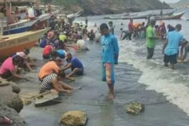 ¡INSÓLITO! Habitantes de Sucre dicen haber encontrado un supuesto “tesoro” en una playa de Guaca (incluye cadenas, botones y pulseras de oro)