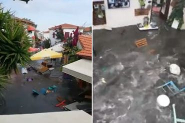 ¡LE MOSTRAMOS! Tsunami golpea la costa de Turquía este #30Oct tras el terremoto que también sacudió parte de Grecia (+Videos)