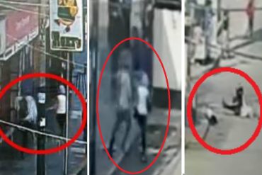 ¡TRÁGICO! Un venezolano mató a su pareja y luego se suicidó en plena calle de Perú: Todo quedó grabado en una cámara de seguridad (+Impactante video)