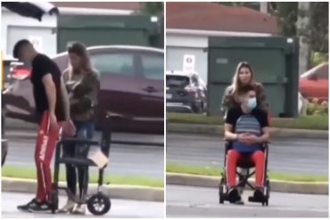 ¡LE CONTAMOS! Chyno Miranda asistió a su rehabilitación en silla de ruedas y con la ayuda de su esposa (+Video)