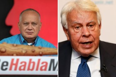 ¡SEPA! Diosdado Cabello califica de “pillo” a Felipe González y asegura que “quiere” un golpe de Estado en Venezuela