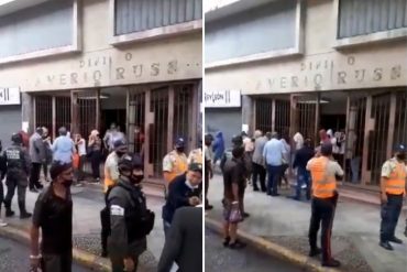 ¡VEA! Tras presión de vecinos fueron desalojados los invasores del edificio Saverio Russo frente al Teatro Municipal de Caracas (+Video)