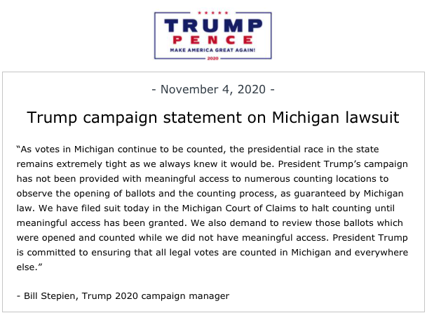 campaña Trump Michigan