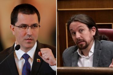 ¡REVELADOR! Voz Pópuli: Cancillería de España sospecha que Pablo Iglesias aprovechó su viaje a Bolivia para reunirse con Jorge Arreaza (+Detalles)