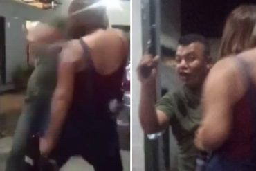 ¡DE LO ÚLTIMO! Funcionario de la “gloriosa” GNB fue pillado bailando, bebiendo licor y mostrando su arma de reglamento (+Video bochornoso)