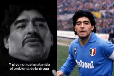 ¡VEA Y ESCUCHE! “No la pruebes, porque la probaste y quedaste enganchado”: la advertencia que dejó Maradona a los jóvenes sobre las drogas (+Video)