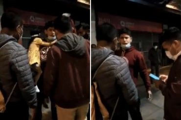 ¡LE MOSTRAMOS! Venezolano con una niña en brazos fue intimidado por presuntos funcionarios en Perú (+Video indignante)