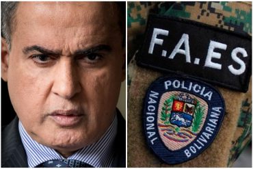 ¡CORTANTE! “Si usted quiere ser delincuente, no se vista de policía; si es tan sucio, forme una banda”:  La descarga de Tarek William Saab contra la FAES (+Video)