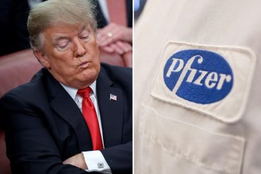 ¡SEPA! Trump critica a Pfizer y la FDA por no anunciar antes resultados de la vacuna contra el covid-19: «No querían que lograse un triunfo»