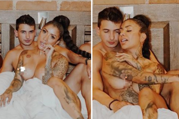 ¡EXPLOSIVO! “Niña, la próxima invita ”: YeiLove calentó las redes con fotos en las que aparece con 3 hombres en la cama (y ninguno de ellos es su novio)