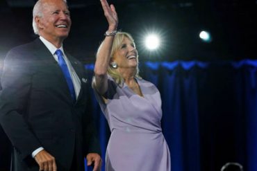 ¡EMOTIVO! «No estaría aquí sin su amor»: El mensaje de Biden a su esposa Jill durante su primer discurso tras ser declarado presidente electo por los medios